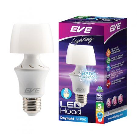 LED Hood หลอดแอลอีดี Hood 5 วัตต์ เดย์ไลท์, วอร์มไวท์ E27 - Image 7