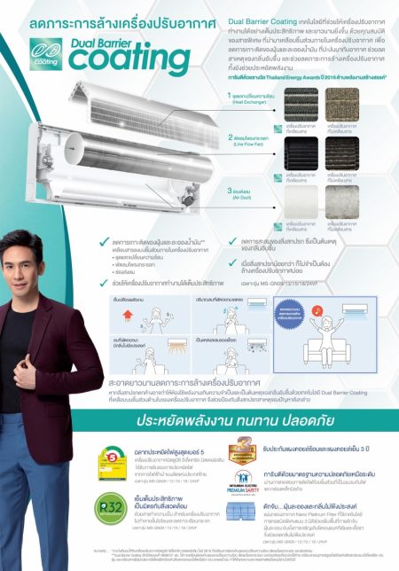 แอร์มิตซูบิชิ อิเล็คทริค econo MS-GN09VF 9,212 BTU