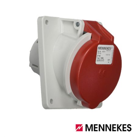 MENNEKES ปลั๊กตัวเมียฝังเฉียง (3P+E) 16A 400V IP44