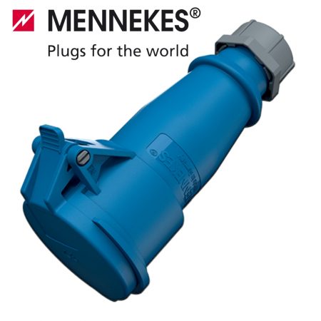 MENNEKES ปลั๊กตัวเมียกลางทาง (2P+E) 16A 230V IP44